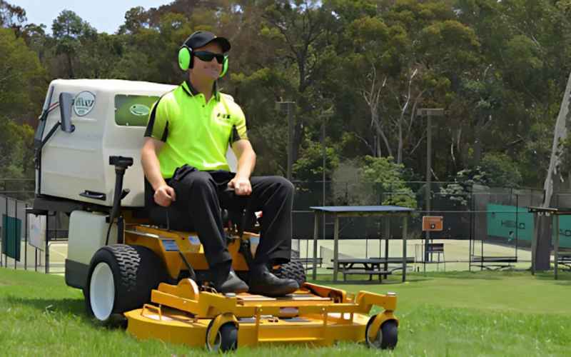 Ride-on Lawn Mowing